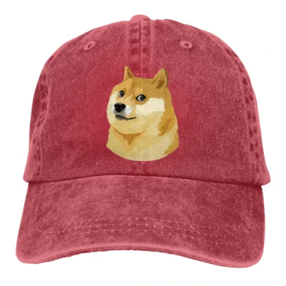 Doge Baseball Cap Men Dogecoin Funny Bitcoin Caps colors Women Summer Snapback Caps - Image 3