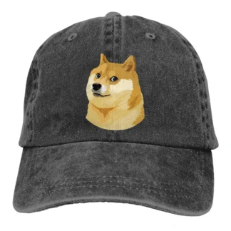 Doge Baseball Cap Men Dogecoin Funny Bitcoin Caps colors Women Summer Snapback Caps