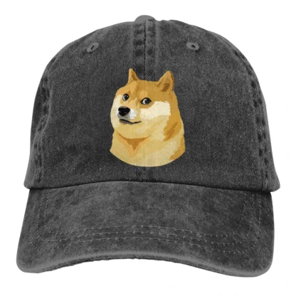 Doge Baseball Cap Men Dogecoin Funny Bitcoin Caps colors Women Summer Snapback Caps