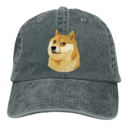 Doge Baseball Cap Men Dogecoin Funny Bitcoin Caps colors Women Summer Snapback Caps - Image 2