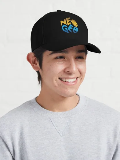 Neo Geo Logo Retro Hat For Men or Women - Image 3